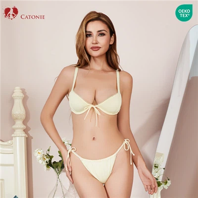 Beige Swimming Costume